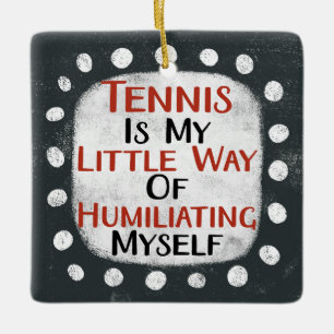 Tennis is mijn kleine Ornament