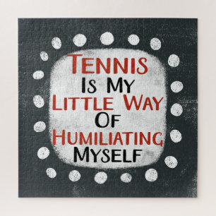 Tennis is mijn kleine puzzel