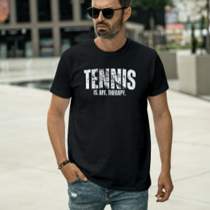 Tennis is mijn therapie t-shirt