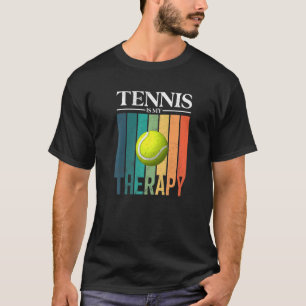 Tennis is mijn Therapy Tennis Ball T-shirt