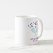 "Tennis Is My Therapy" Custom Coffee Mug Gift (Devant droit)