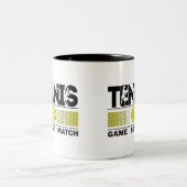Tennis - Jeu Match Deux Tones Café Mug (Centre)