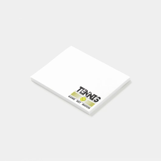 Tennis - Jeu Match Post-it Notes (Incliné)