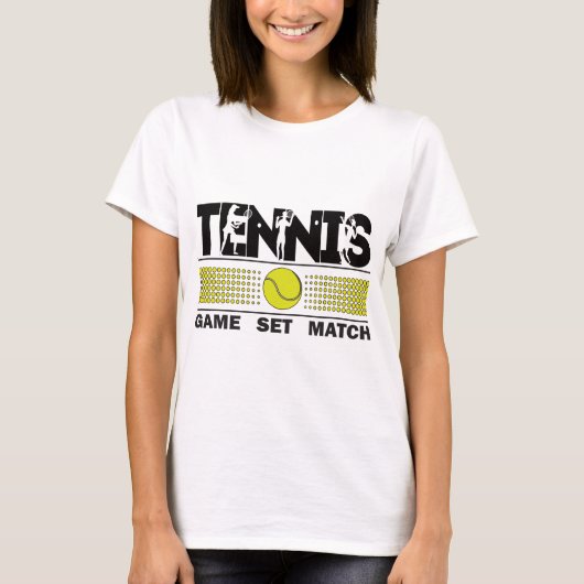 Tennis - Jeu Match T-Shirt (Devant)