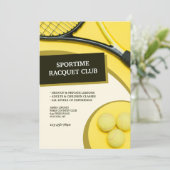 Tennis Kaart (Staand voorkant)