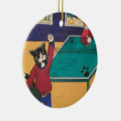 Tennis Keramisch Ornament (Rechts)