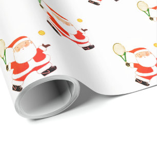 Tennis kerstcadeau cadeaupapier