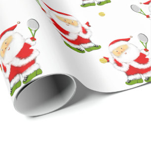 Tennis Kerstcadeau Cadeaupapier