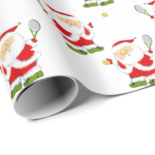 Tennis-kerstfeestcadeautje Cadeaupapier (Rol Hoek)
