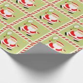 Tennis-kerstfeestcadeautje Cadeaupapier (Hoek)