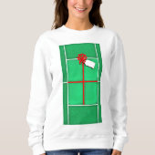 Tennis-kerstfeestdag Trui (Voorkant)