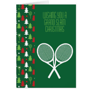 Tennis 🎾 ❄️ Kerstmis, groen, rood en wit