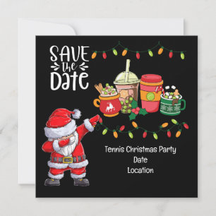Tennis Kerstmis met Sinterklaas Meestal Waarschijn Kaart