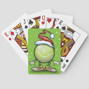 Tennis Kerstmis Pokerkaarten