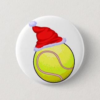 Tennis Kerstmis Ronde Button 5,7 Cm