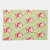 Tennis Kerstmis Theedoek (Horizontaal)