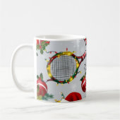 Tennis kerstthema koffiemok (Links)