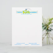 Tennis Kinder de sjabloon van de douane briefhead  Briefhoofd Ontwerp (Staand voorkant)