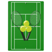 Tennis Klembord (Achterkant)