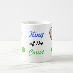 Tennis - Koning van het veld Koffiemok