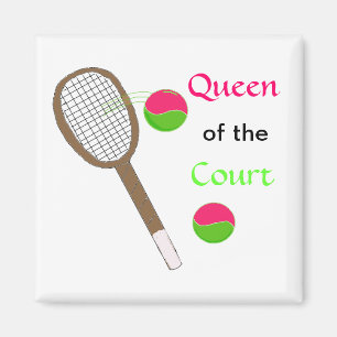 Tennis - Koningin van de baan Magneet