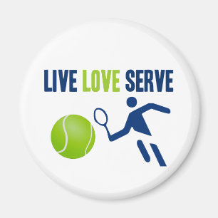 Tennis: Leef. Liefde. Serve Magneet