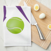 Tennis: Leef. Liefde. Serve. Theedoek (Quarter Fold)