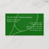 Tennis Lessons Visitekaartjes (Voorkant)