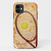 Tennis Liefde Vrouwen Tennis Case-Mate iPhone Case (Achterkant)