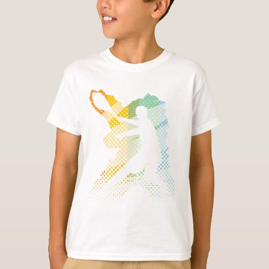 Tennis Light Tshirt pour hommes, femmes et enfants (Devant)