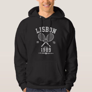 Tennis Lissabon Portugal opgericht in 1989 Hoodie