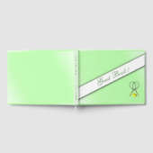 Tennis Livre d'invité personnalisé vert (Complet)