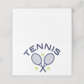 Tennis Logo (Buitenkant ongevouwen)