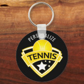 Tennis-Logo-ontwerp Sleutelhanger (Voorkant)