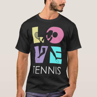 Tennis Love american man T-shirt