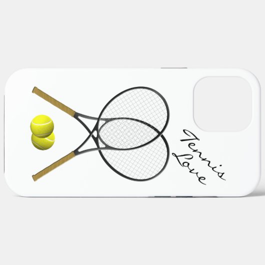 Tennis Love Case-Mate iPhone Case (Achterkant (horizontaal))