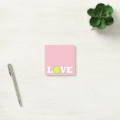 Tennis LOVE Cute Kantoor Post Post-it® Notes (Kantoor)