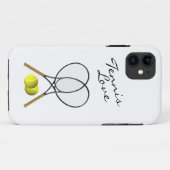 Tennis Love IPhone 5 Coque (Dos (Horizontal))