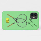Tennis Love IPhone 5 Hoesje (Achterkant (horizontaal))