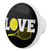 Tennis Love Keramische Knop (Rechts)