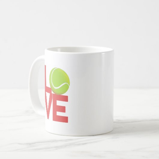 Tennis Love Mug (Devant gauche)