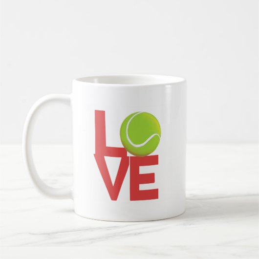 Tennis Love Mug (Gauche)