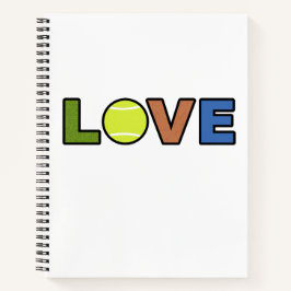 Tennis Love Notitieboek