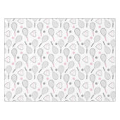 Tennis Love Pattern Tafelkleed (Voorkant (Horizontaal))