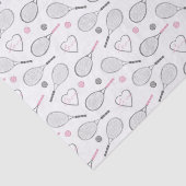 Tennis Love Pattern Tissuepapier (Detail)