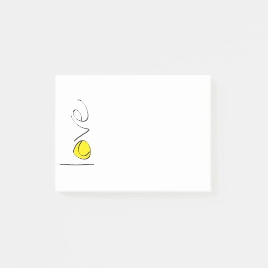 Tennis Love Post-its Post-it® Notes (Voorkant)
