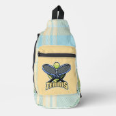 "Tennis Love" Print gesneden naaizak Sling Bag (Voorkant)