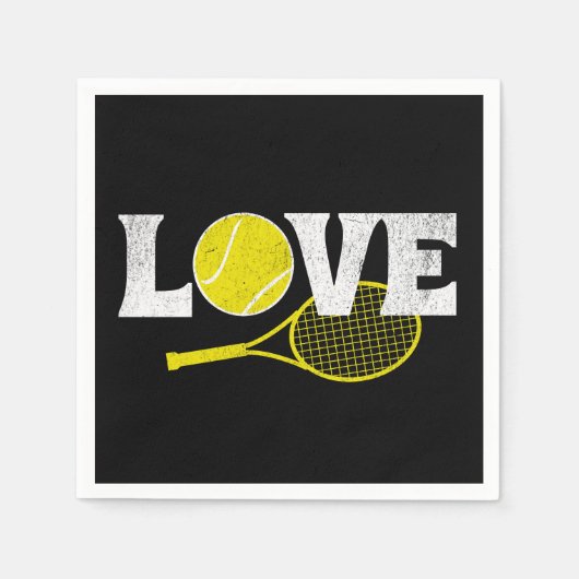 Tennis Love Servet (Voorkant)