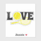 Tennis Love Sticker (Vel)