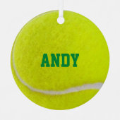 Tennis Lover - Gepersonaliseerd Ornament (Voorkant)